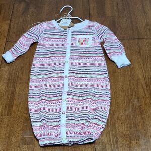 Mud Pie Festive Striped Sleep Sack